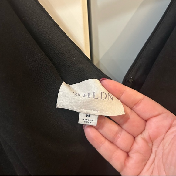 New Anthropologie BHLDN Stella Sleeveless V-Neck Stretch Crepe Maxi Dress - Picture 4 of 4